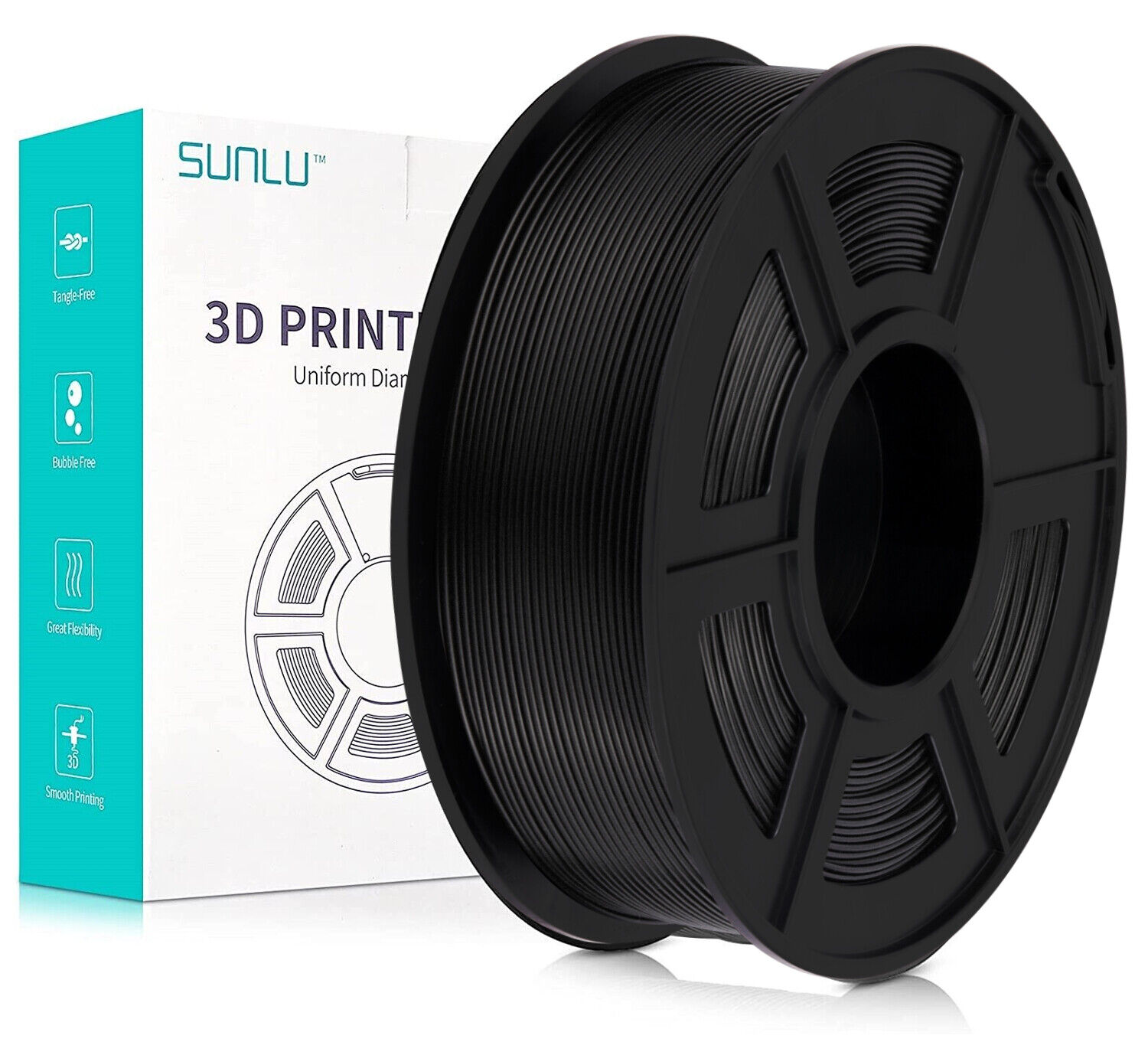 Multi-Color 3D Printer Filament by SUNLU