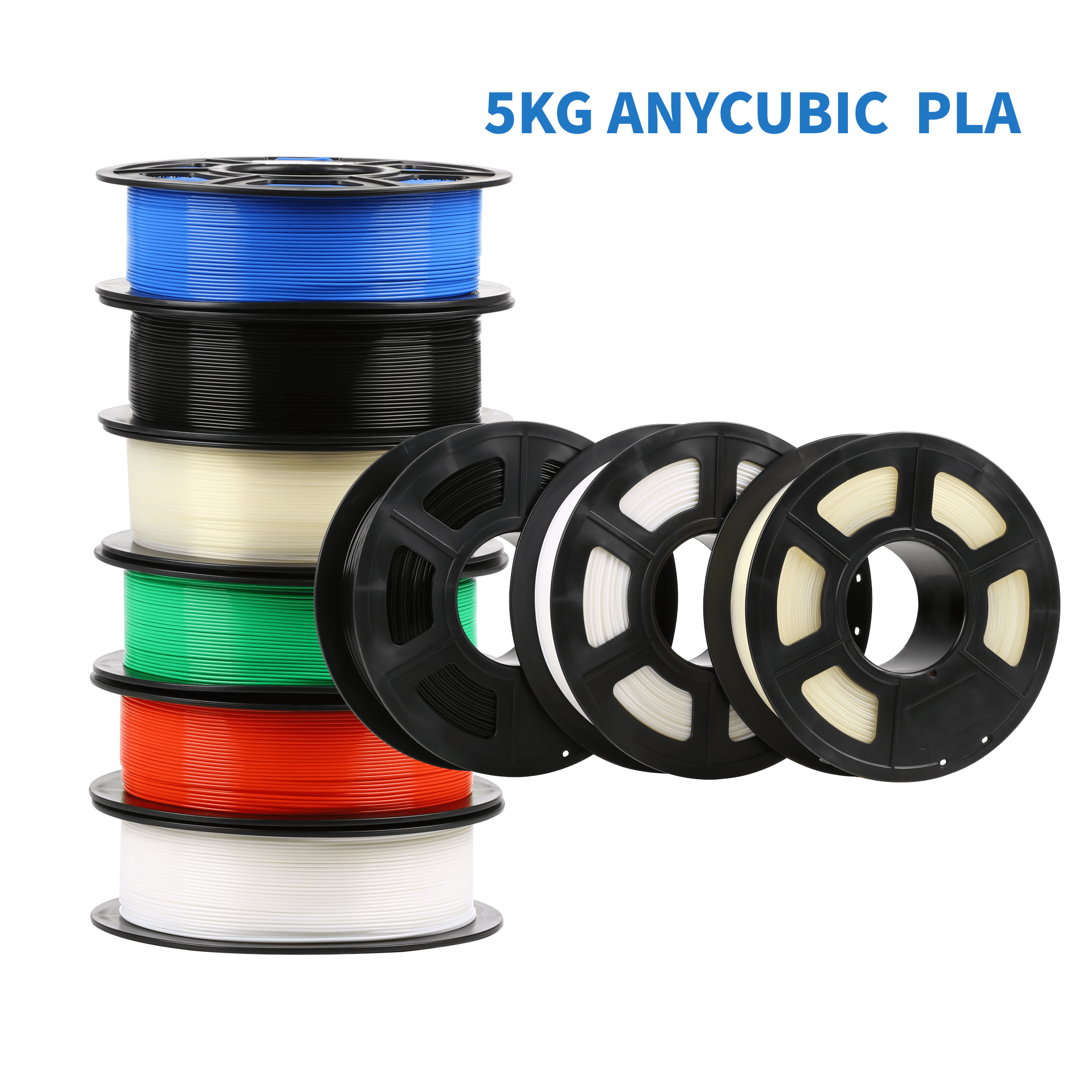 ANYCUBIC 1KG PLA 3D Printer Filament Bundle