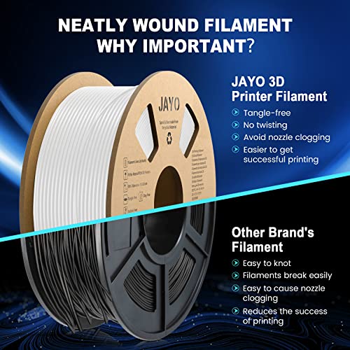 Black PLA+ 3D Printer Filament - 1.75mm