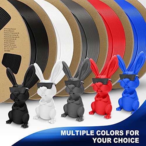 Black PLA+ 3D Printer Filament - 1.75mm