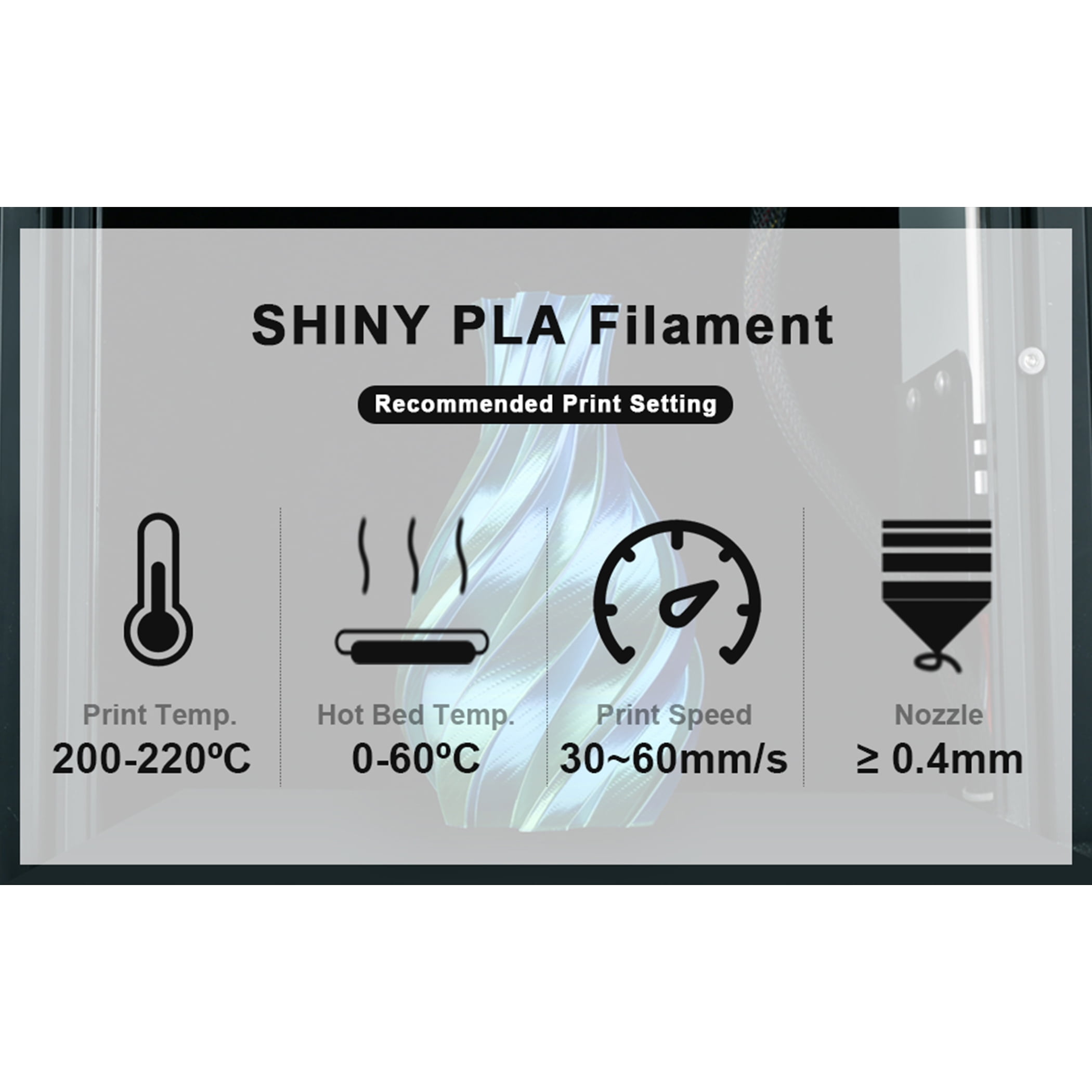 AMOLEN 3D Printer Dual Color Filament Bundle
