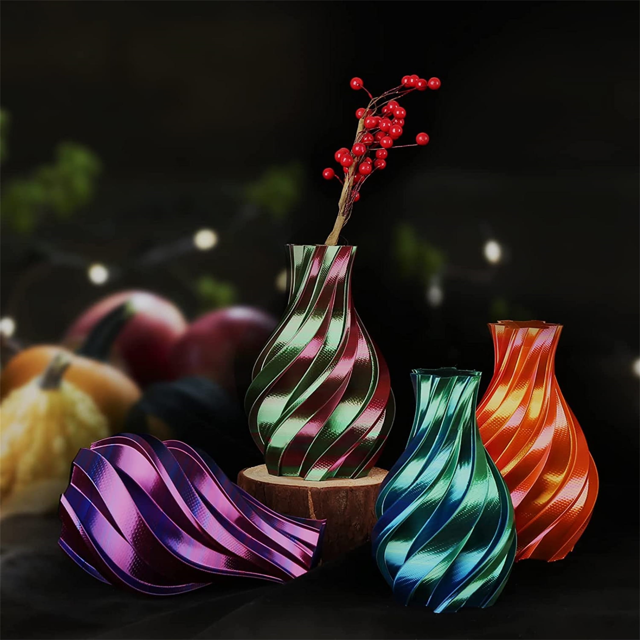 AMOLEN 3D Printer Dual Color Filament Bundle