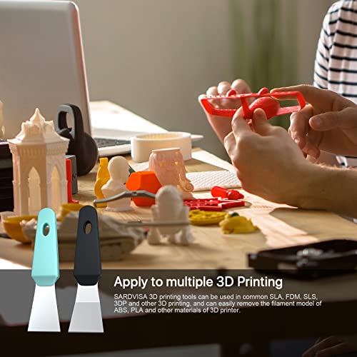SARDVISA Hard Metal 3D Printer Spatulas (2Pcs)