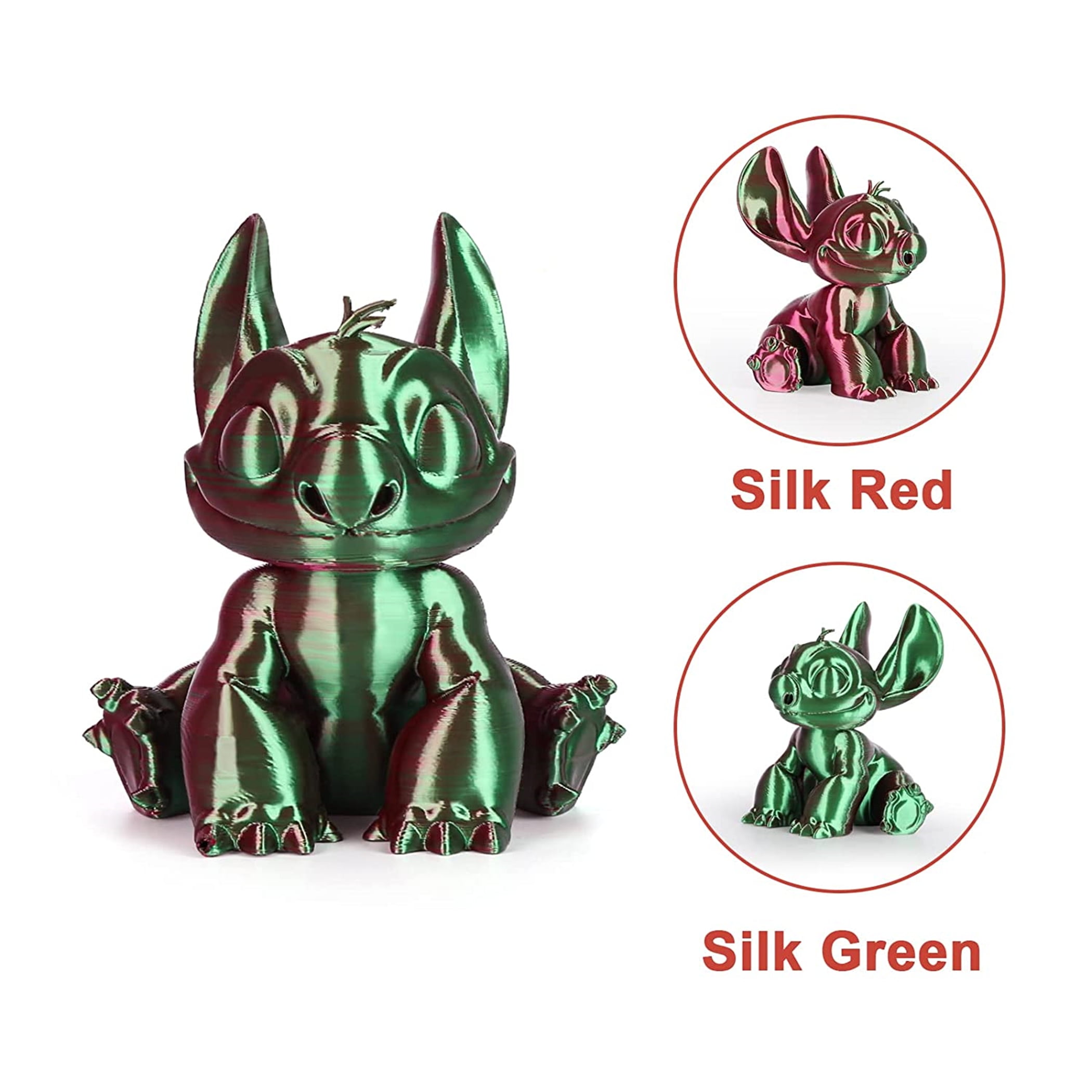 AMOLEN 3D Printer Dual Color Filament Bundle