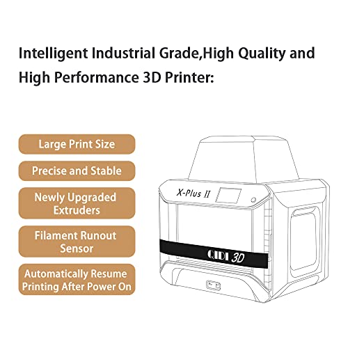 QIDI X-PlusⅡ 3D Printer with Large Print Size