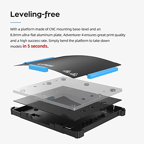 Leveling-Free 3D Printer with High Temp Nozzle