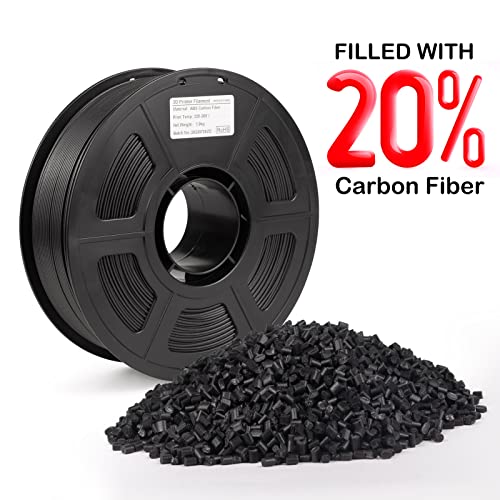 Carbon Fiber 3D Printer Filament 1.75mm Black