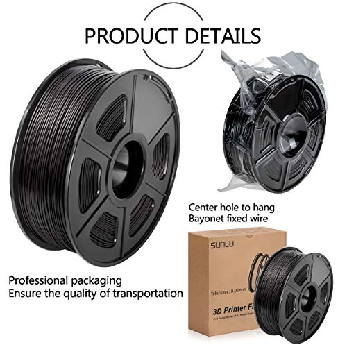 SUNLU High Heat Resistant ABS Filament Black