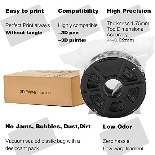 SUNLU High Heat Resistant ABS Filament Black