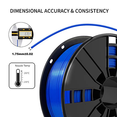 NovaMaker Blue ABS 3D Printer Filament, 1kg