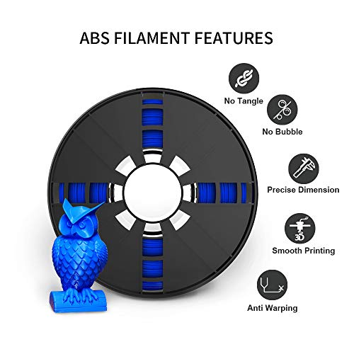 NovaMaker Blue ABS 3D Printer Filament, 1kg