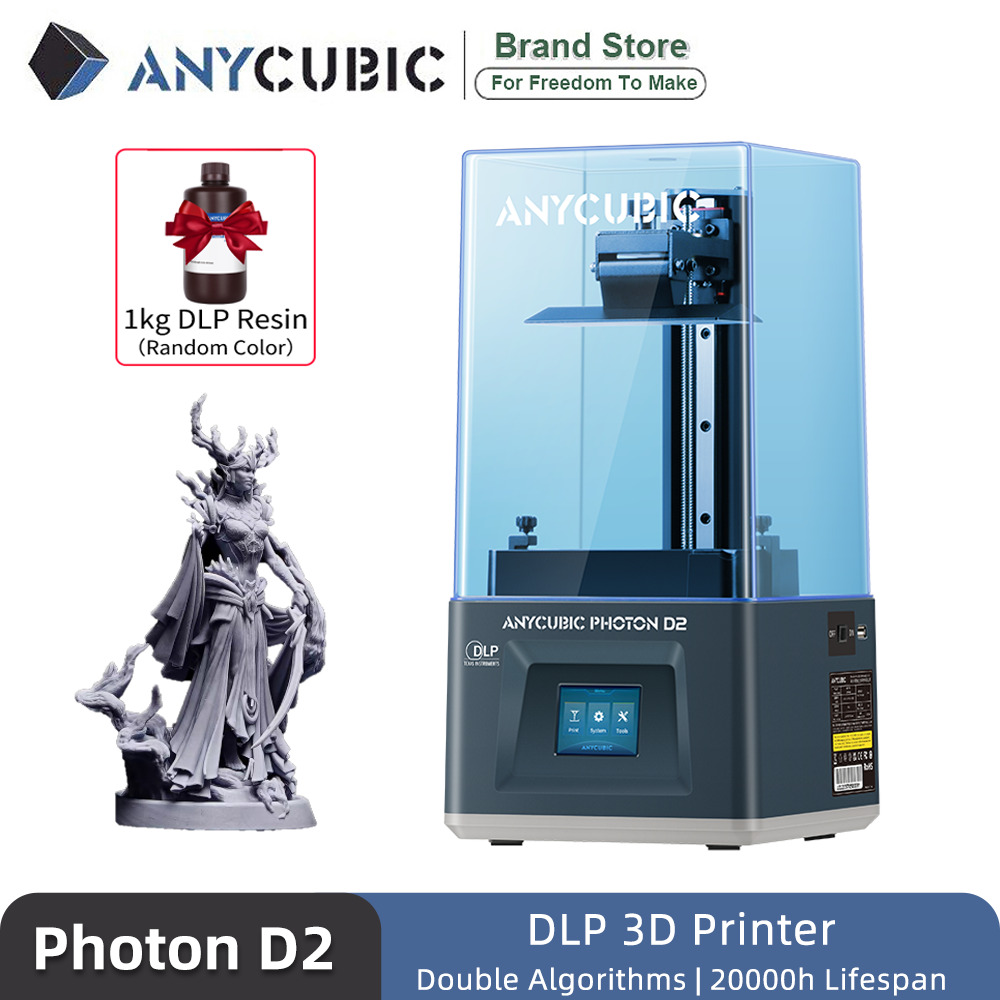 High Precision ANYCUBIC Photon D2 + 1kg Resin