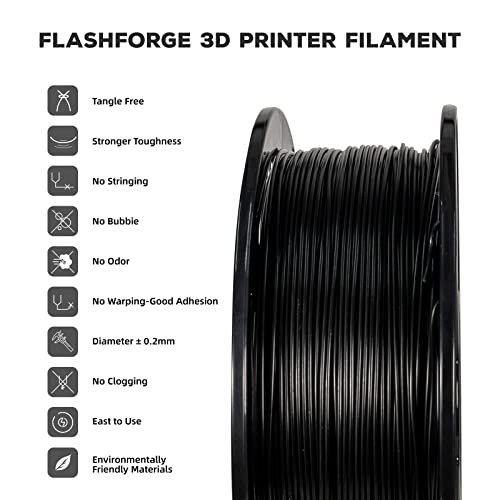 Flashforge ABS Pro 1.75mm Filament - Black