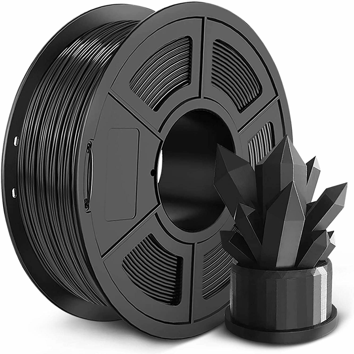 Black 3D Printer Filament by SUNLU