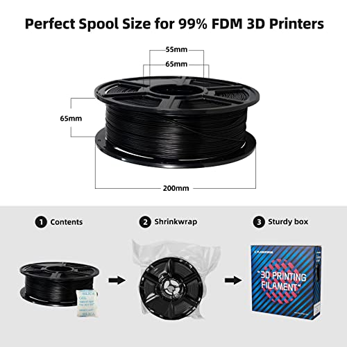 Flashforge ABS Pro 1.75mm Filament - Black