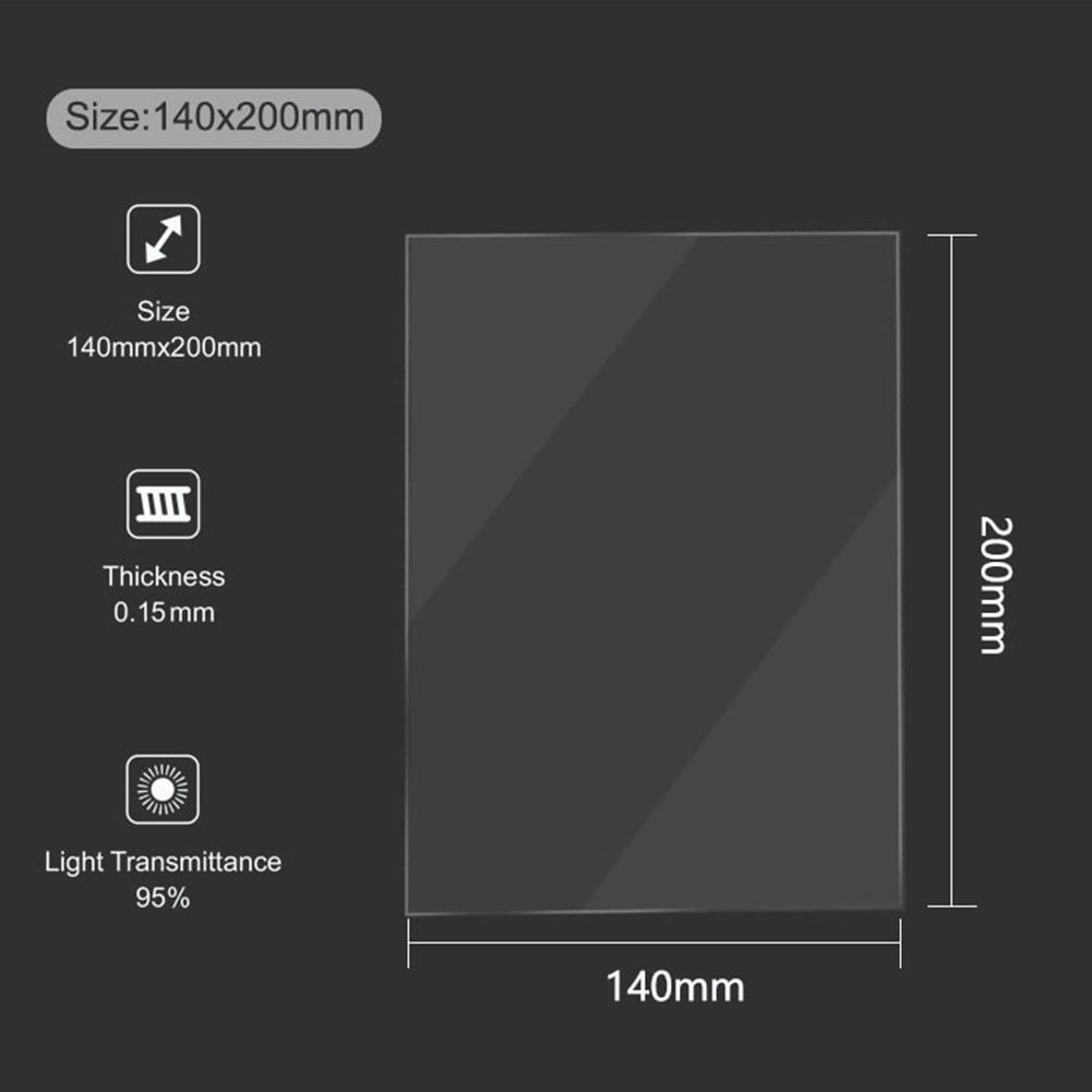 5 Pack of FEP Film for DLP 3D Printers