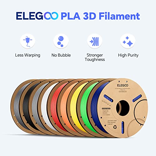1KG Grey PLA 3D Printing Filament, +/- 0.02mm Accuracy