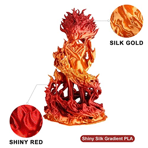 Gradient Silk PLA 3D Printer Filament