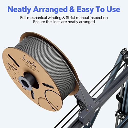 1KG Grey PLA 3D Printing Filament, +/- 0.02mm Accuracy