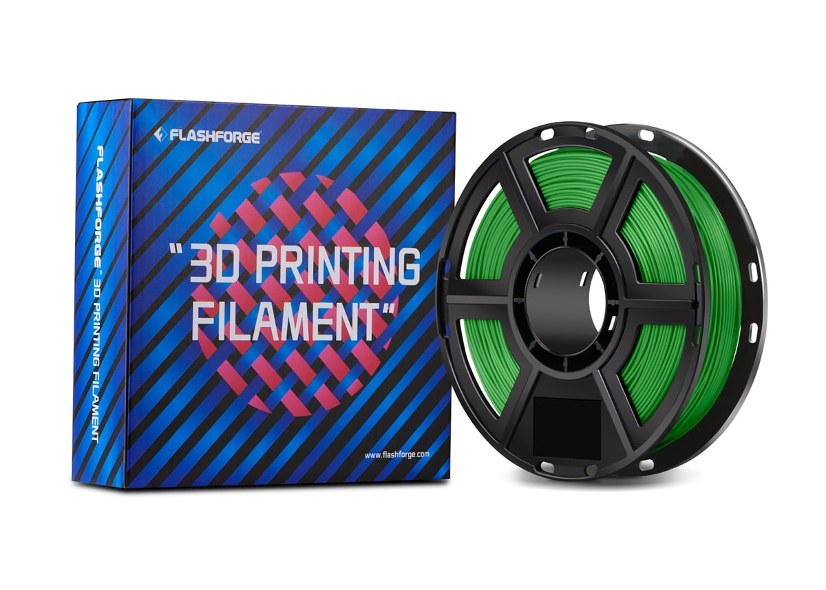 Green 1.75mm PLA Filament for FlashForge Dreamer