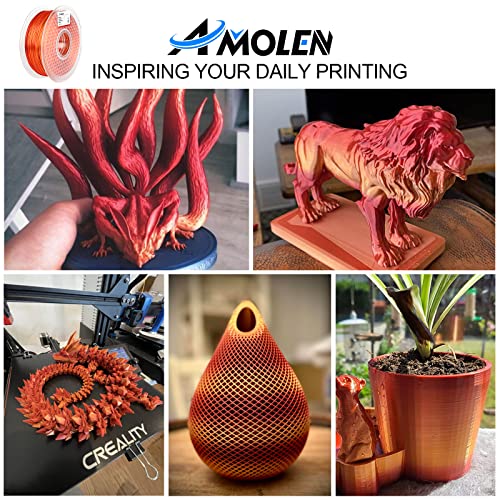 Gradient Silk PLA 3D Printer Filament