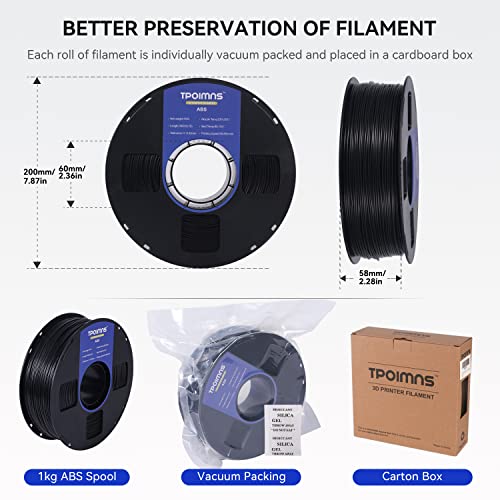 1kg Spool of Heat Resistant ABS Filament