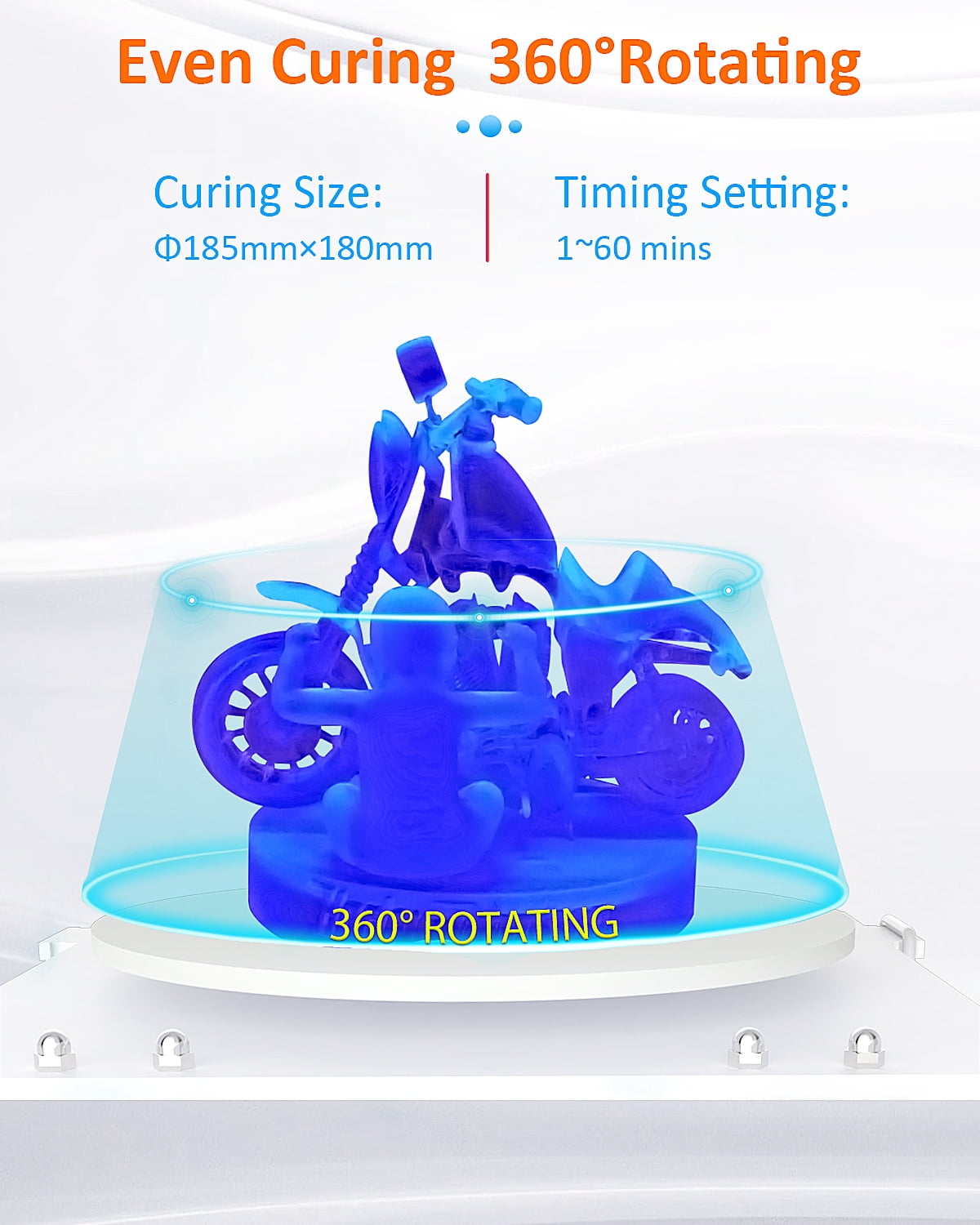 UV Curing Station for Resin Printers
