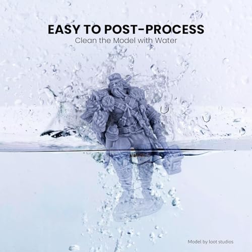 ELEGOO Water Washable 3D Printer Resin (Ceramic Grey)