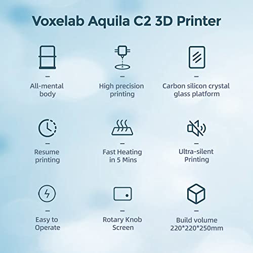 VOXELAB Aquila C2: All-Metal DIY 3D Printer