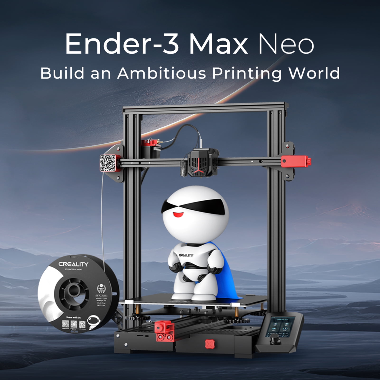 Creality Ender-3 Max Neo 3D Printer, Dual Z-axis