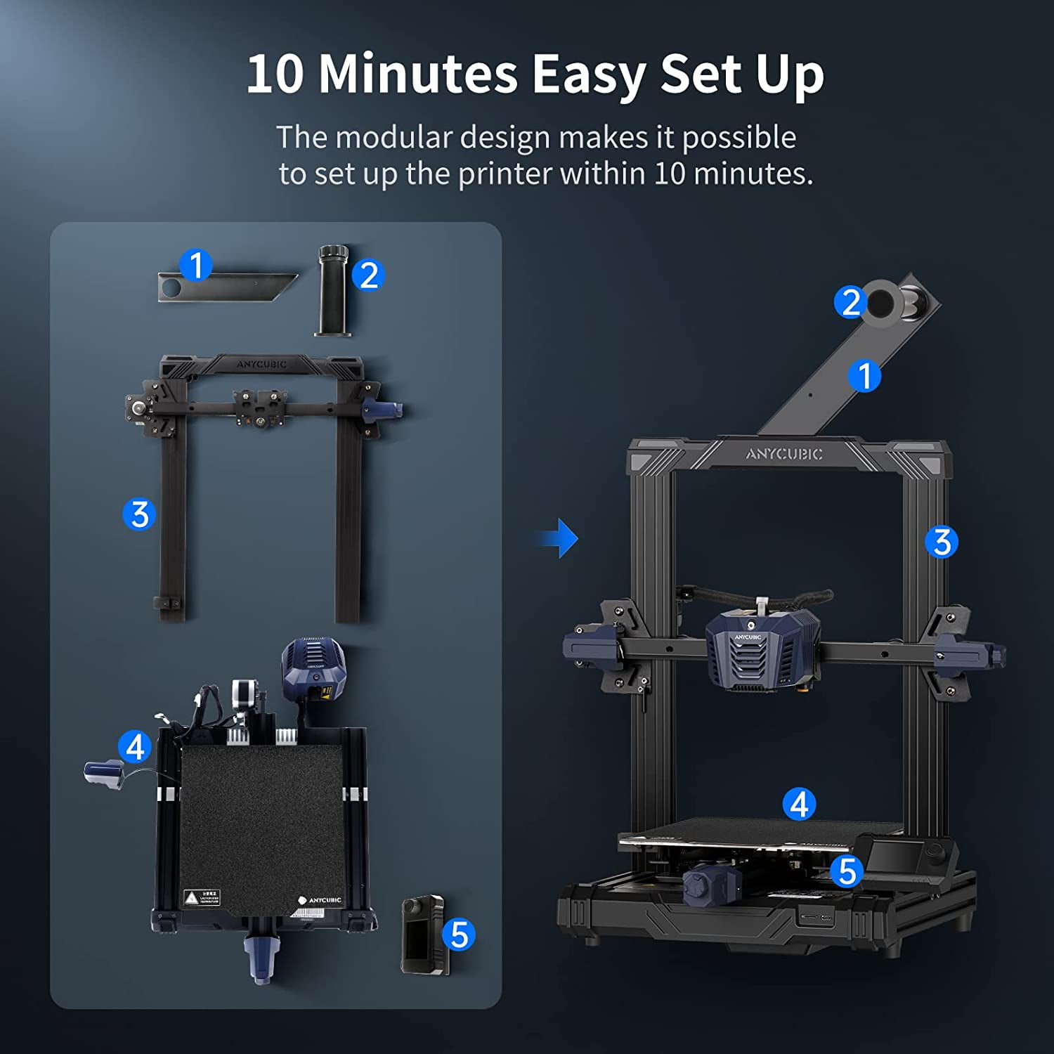 Anycubic Kobra Neo 3D Printer with Auto Leveling