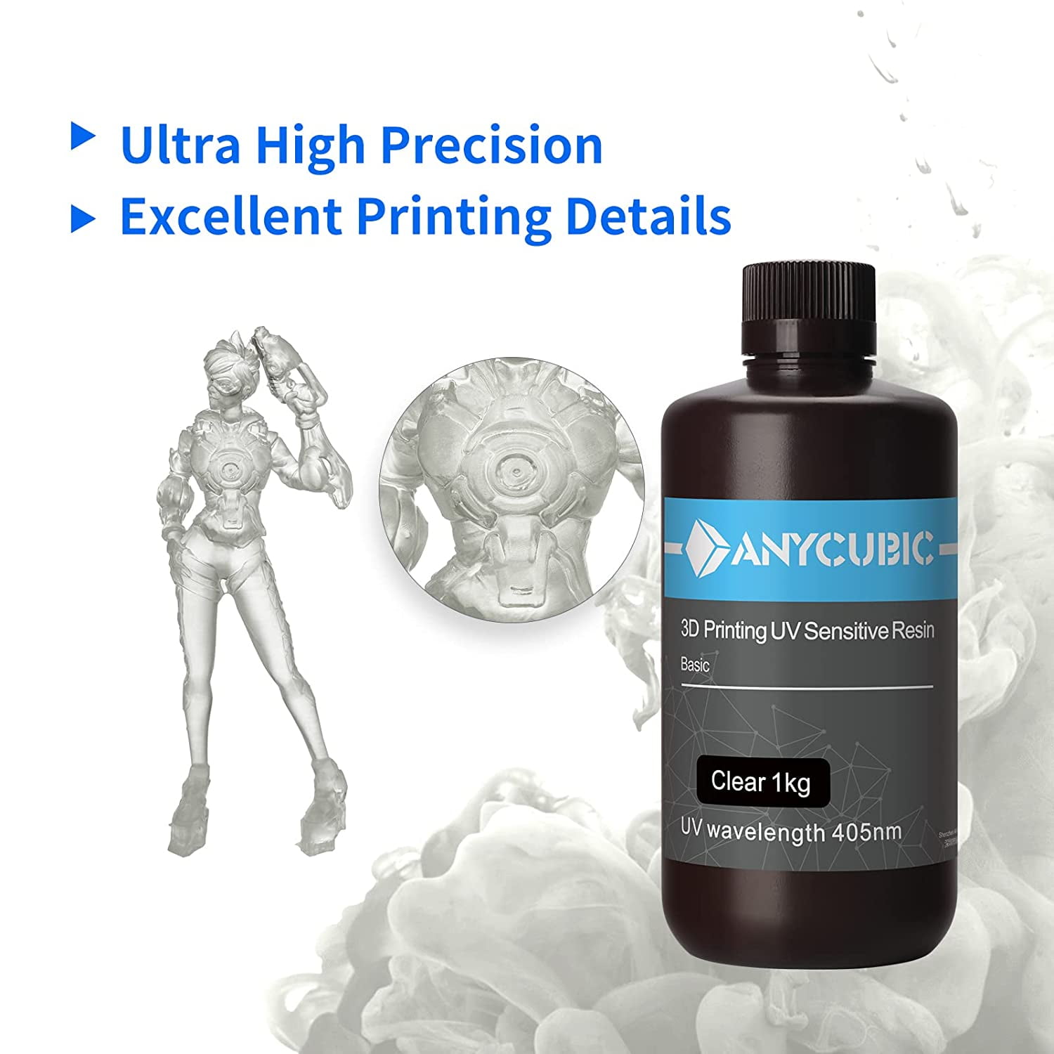 High Precision 10KG 405nm 3D Printer Resin