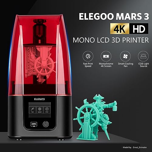 ELEGOO Mars 3 - High Precision 3D Printer