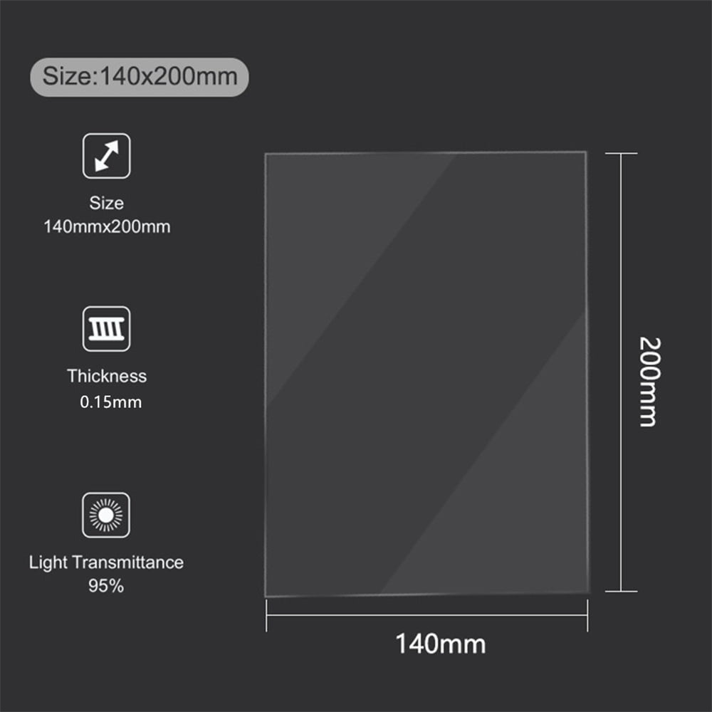 2 FEP Film Sheets for SLA/DLP Printers