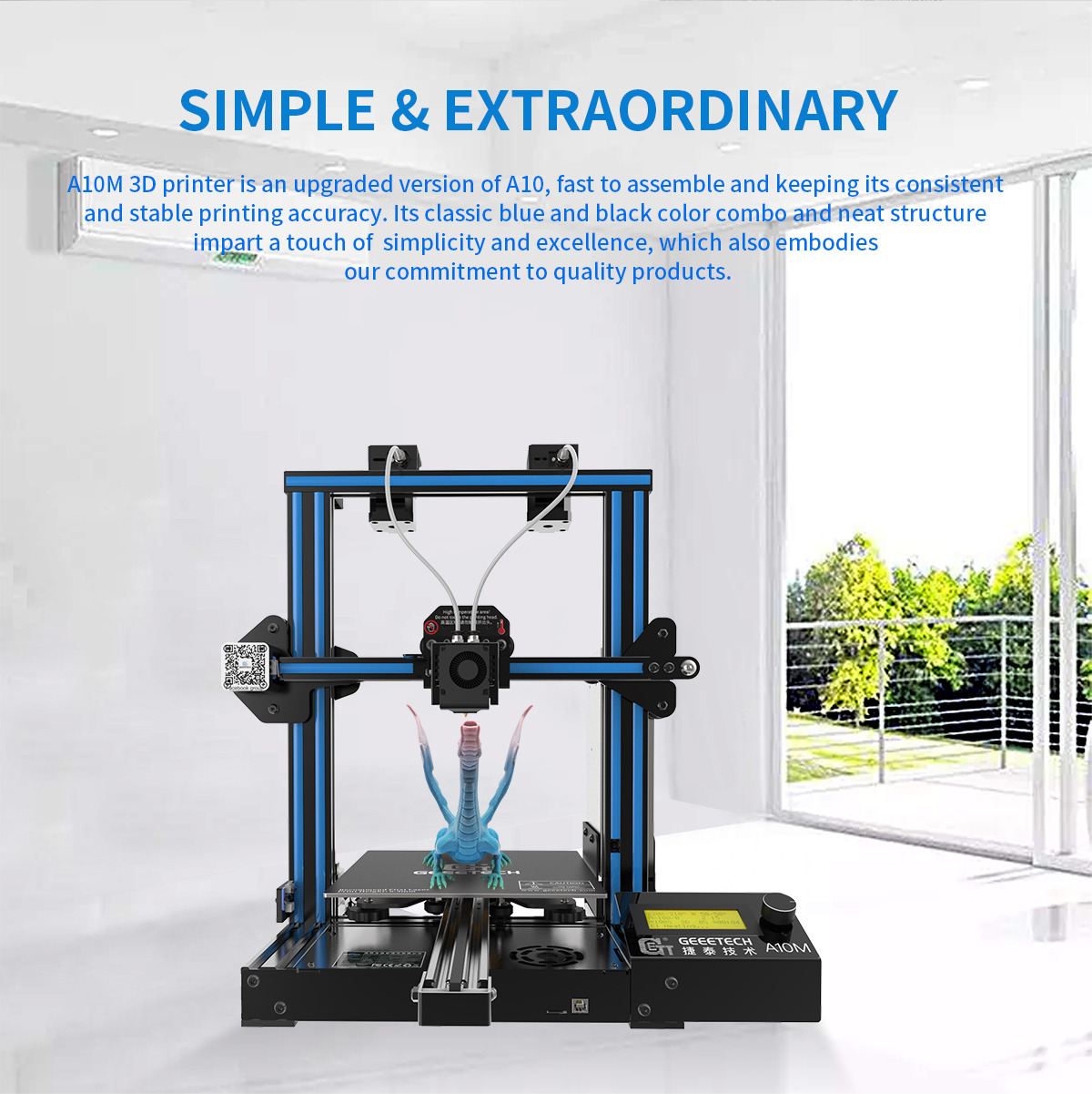 Geeetech A10T 3D Printer: Mix Triple Extruders