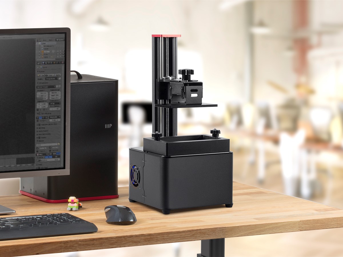 Mini UV Resin 3D Printer + Free Red Resin