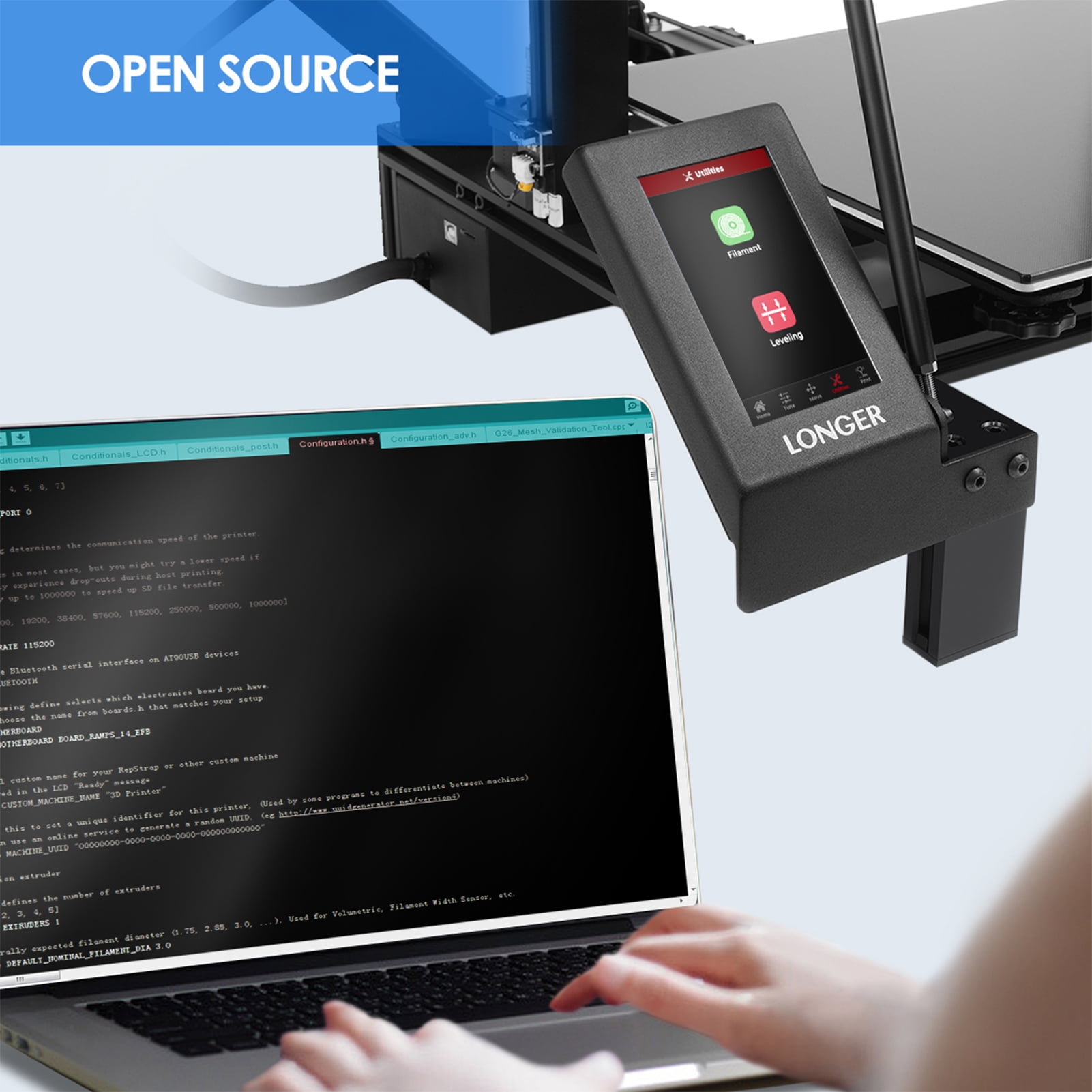LONGER LK5 Pro Ultra-Quiet FDM 3D Printer