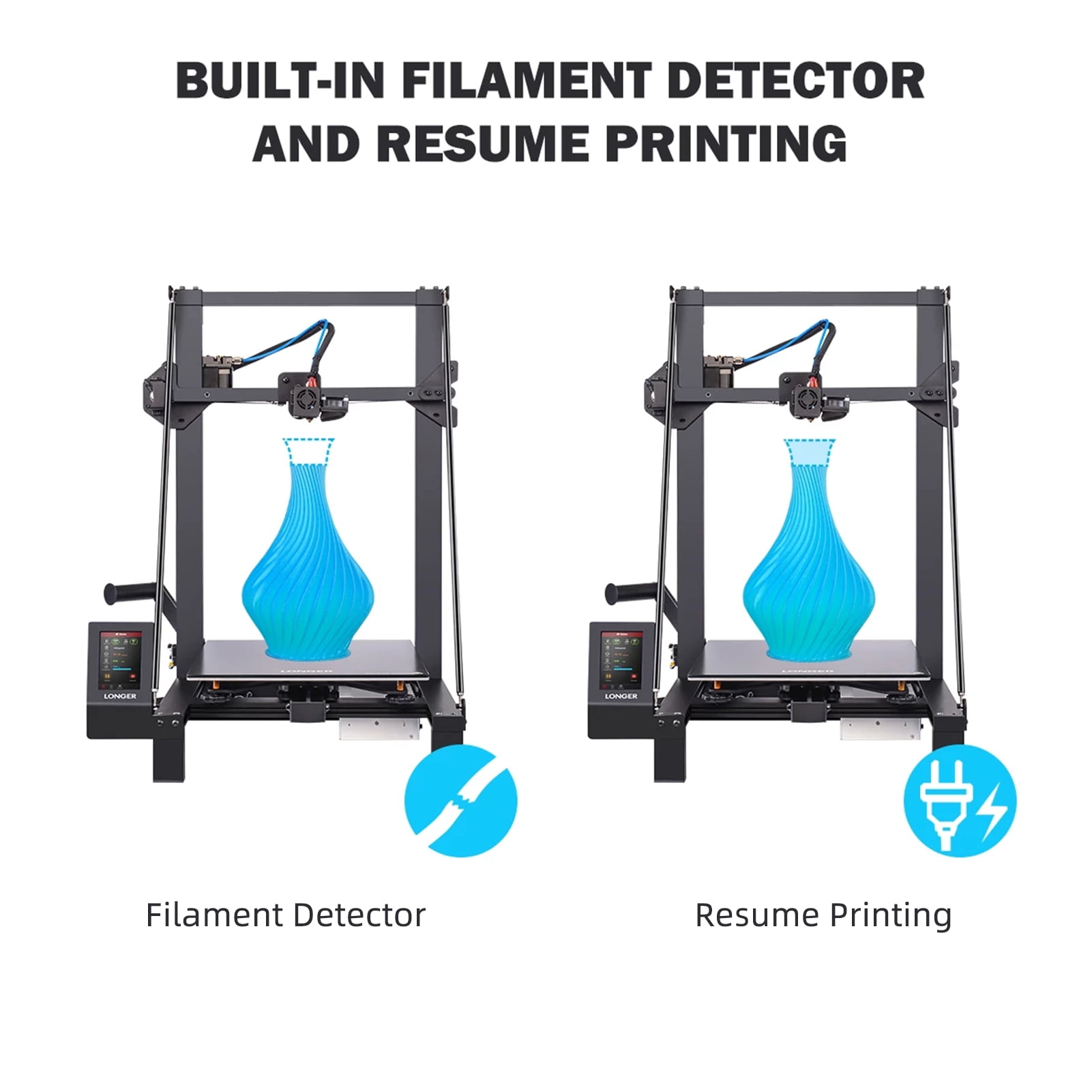 LONGER LK5 Pro Ultra-Quiet FDM 3D Printer