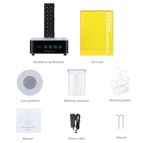 2-in-1 Wash and Cure Station for 3D Printers
