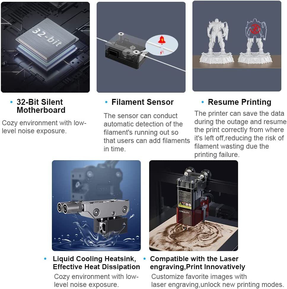 CREALITY Ender 3 S1 Pro CR Touch 3D Printer
