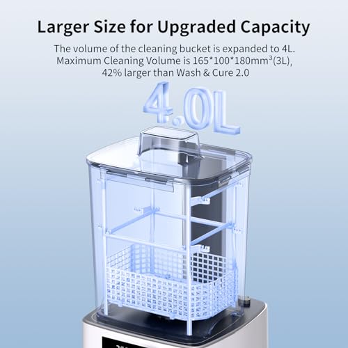 UV Resin 3D Printing Wash & Cure Station