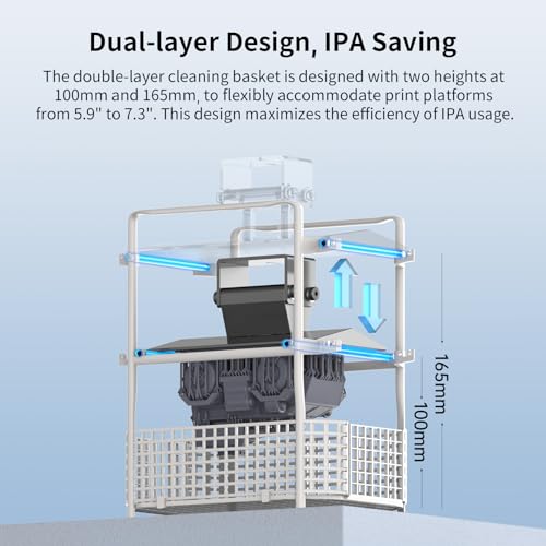 UV Resin 3D Printing Wash & Cure Station