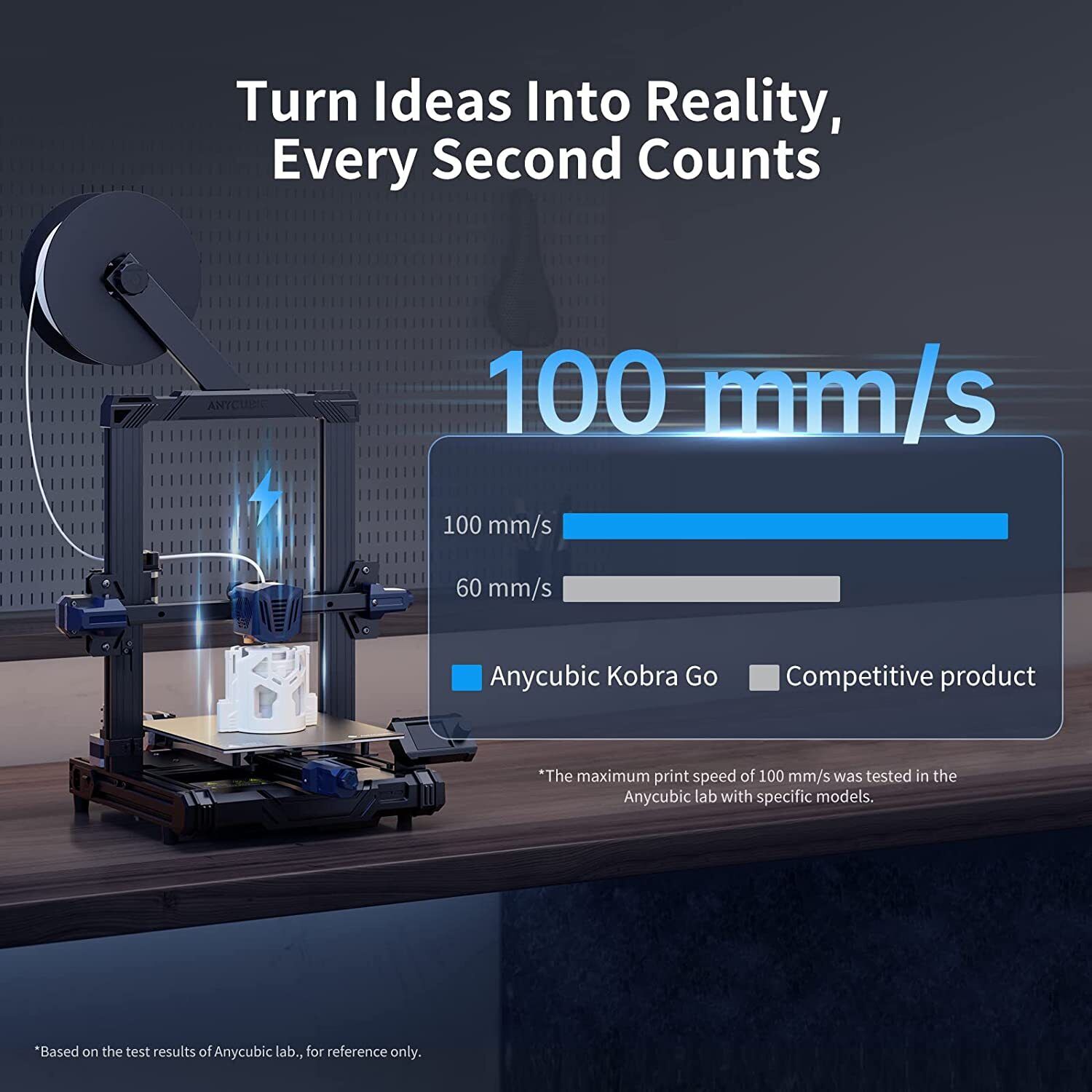 Used FDM 3D Printer Anycubic Kobra Go 220*220*250mm