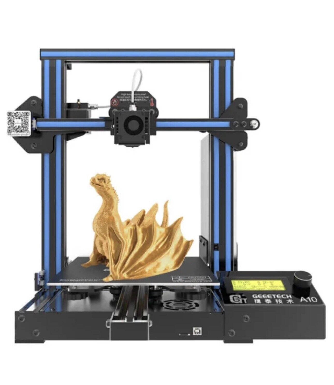 Geeetech FDM 3D Printer A10M Dual Extruder  Filament Sensor Mix-color from UK