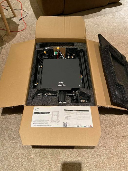 Used CREALITY 3D Ender 3 FDM 3D Printer 220*220*250mm Second-Hand-Not Repaired