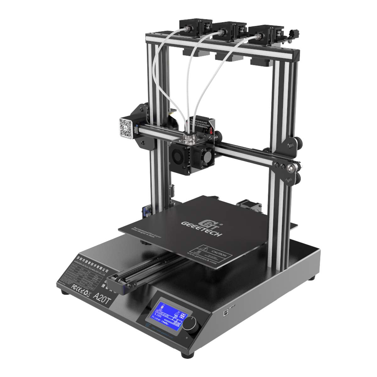 GEEETECH A20T Triple Color Mixing 3D Printer Upgraded