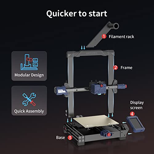 LeviQ FDM Printer with Removable Heated Bed
