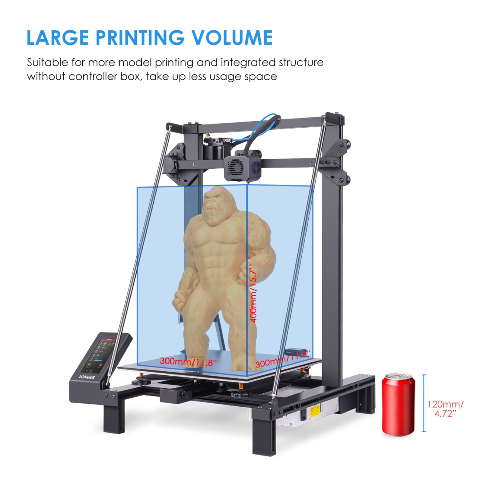 LONGER LK5 Pro FDM 3D Printer - Large Format