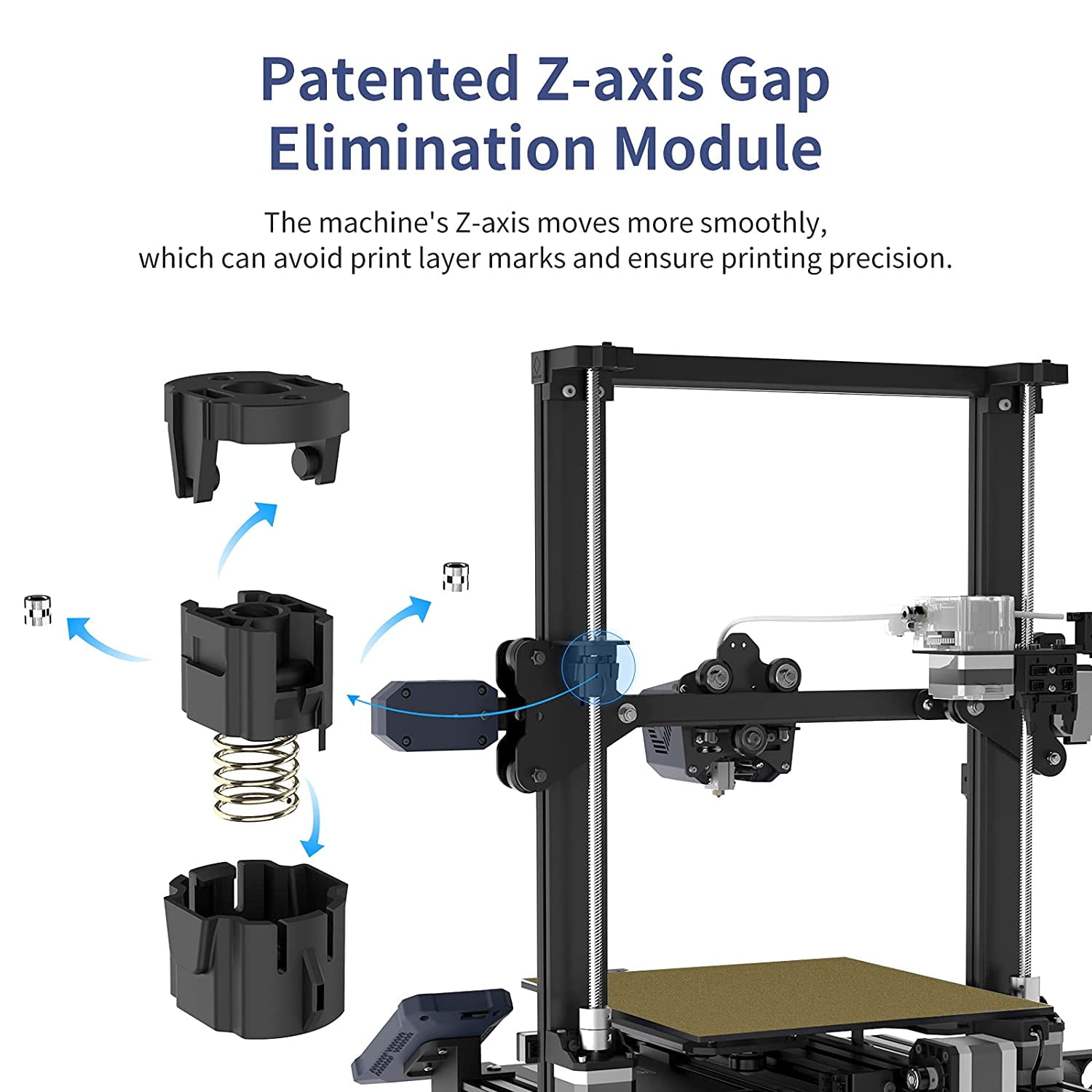 ANYCUBIC Vyper Silent FDM 3D Printer 9.6"x9.6"x10.2