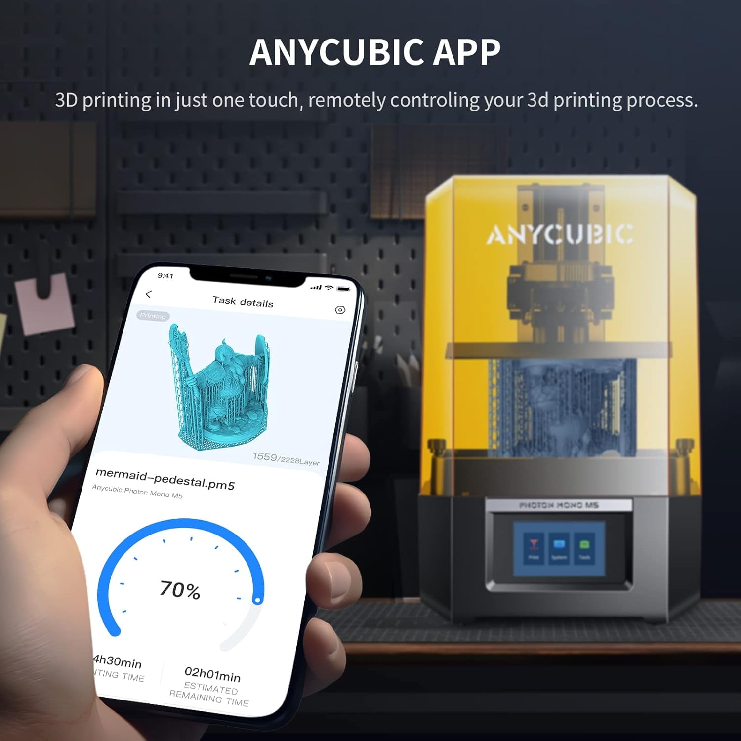 ANYCUBIC Photon M3 8K LCD SLA Resin Printer